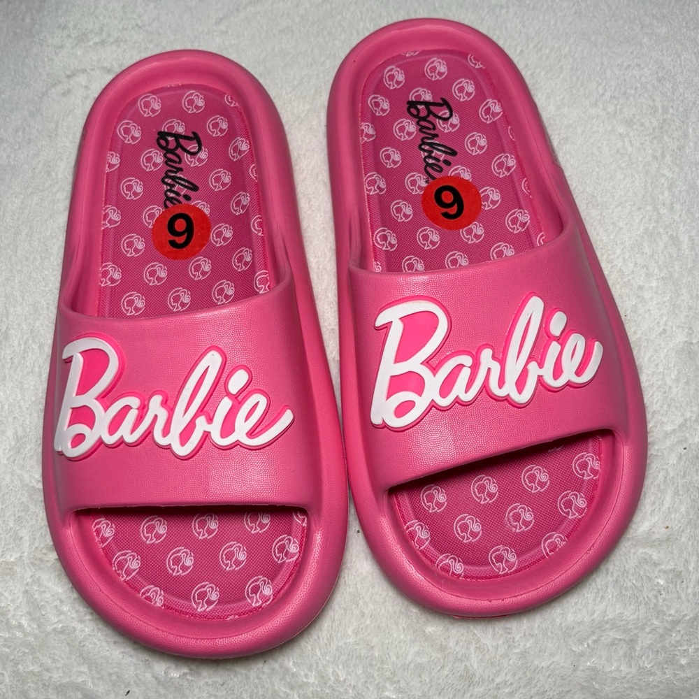 Barbie Vibrant Pink Kids Slide‎ Sandals